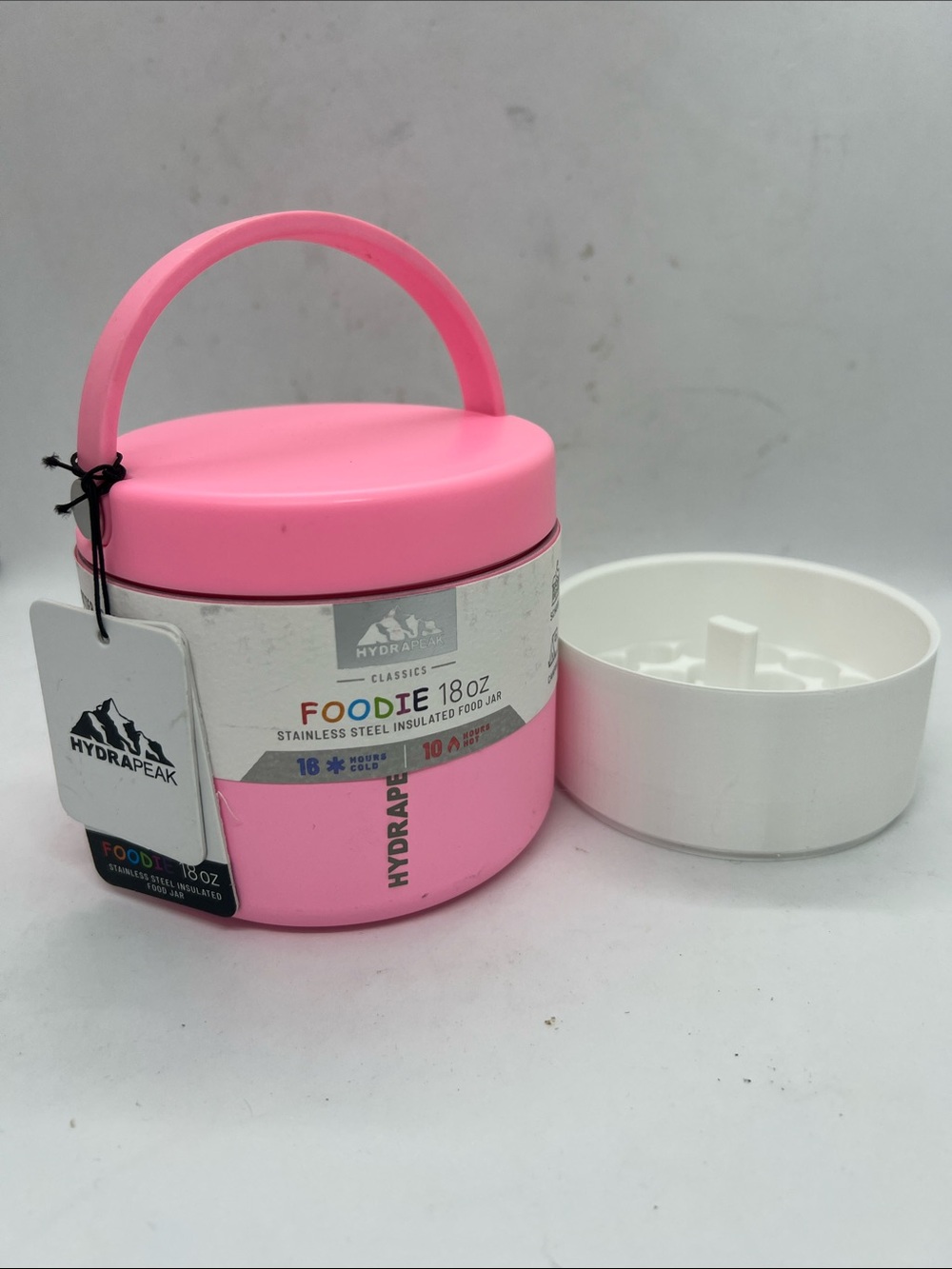 Hydrapeak Food Jar Insulated Stainless Steel Plus Peptide Storage Container NWT